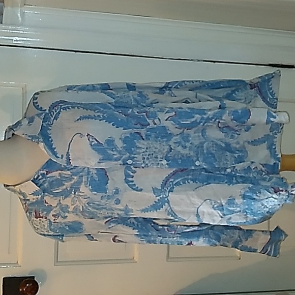 Cubavera 100% linen XL mens tropical cruise beach  button down casual - Picture 1 of 2